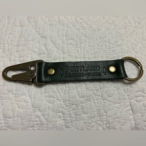 BNNU premium Portland Leather Goods Forest Long Keychain